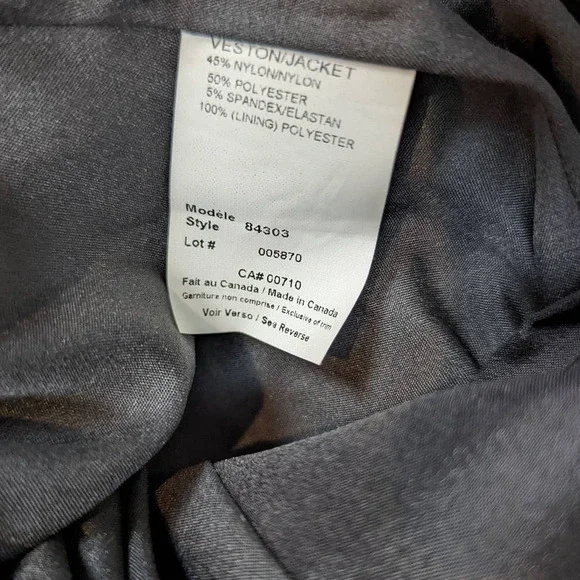 Joseph Ribkoff Black Trench Coat - Picture 6 of 16